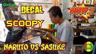 Cara Pasang Decal Motor Scoopy | Simple tapi keren