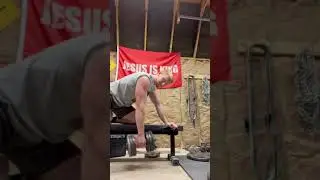 Fat Gripz Extreme dumbbell rows 62 lbs x 10 right handed