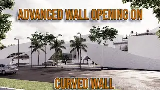 Advanced Curved Wall Openings in Revit 2026 #revit #walls
