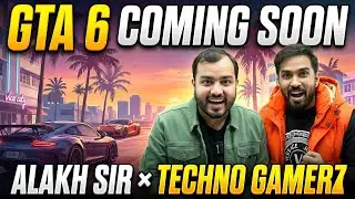 Techno Gamerz Raid in Alakh Sir&rsquo;s Live Class🤯🔥 | GTA 6 coming soon 😱