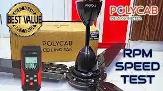 Polycab Superb Plus Ceiling Fan Speed Test | Polycab Ceiling Fan