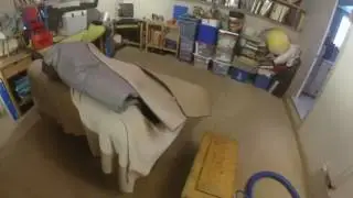 Cleaning a wicker part 1