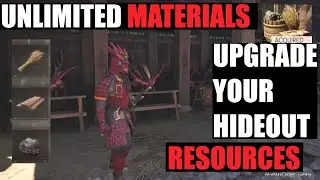 Assassins Creed Shadows UNLIMITED MATERIALS - RESOURCES ! EASY AND FAST GUIDE , Hideout Resources