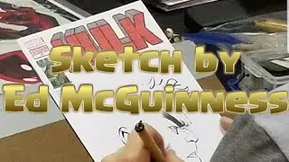SKETCH BY ED MCGUINNESS FROM MEGACON 2018