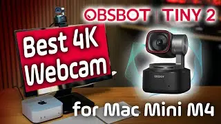 OBSBOT Tiny 2 ✅ ЛУЧШАЯ веб-камера для Mac Mini M4! (Обзор)