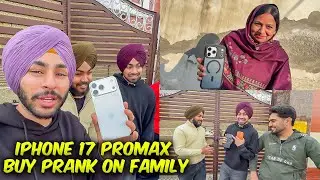 SURPRISING MY FAMILY WITH IPHONE 17 PRO MAX 2 LAKH😱 - PRANK ON FAMILY WITH IPHONE MUMMY GUSSA HOGE🤣