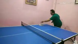 Table tennis service practice at home part 4
