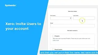 Xero: Invite Users to your account