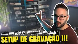 Como eu Gravo Meus Vídeos do Canal – Setup Completo Explicado! 💡🎙️