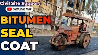 Bitumen Seal Coat & Tack Coat | Step by Step | Road Construction | Flexible Pavement |