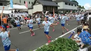 第69回 塩竈みなと祭 よしこの塩竈踊りコンテスト 塩竈市立第二小学校 本部席前 宮城県 塩釜市 2016 7