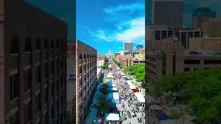 Des Moines, Iowa Farmers Market #iowa #drone #desmoines #viral #trending #fypシ #fyp #hyperlapse