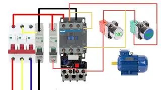 dol starter connection || dol starter || dol starter 3 phase || life time electrical || lifetimeelec