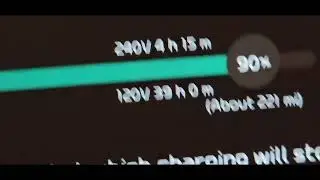 KIA EV6 GT - Charging to 90% adding 222 miles of range.