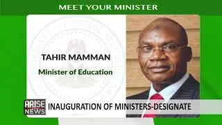 Ministerial Inauguration: Tahir Mamman, Minister Of Education