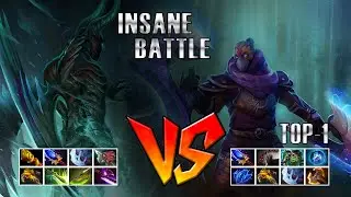 Insane battle Terrorblade vs anti mage - Godadico Dota