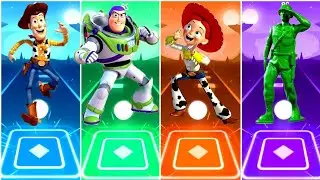  TOY STORY 🆚 WOODY 🆚 BUZZ LIGHTYEAR 🆚 JESSY 🆚 SARGE 🆚 TILES HOP EDM RUSH,🎶Who Is Best 🔮🎵🎵