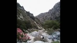 Hiking walking gorge guided tour Aposelemis on Crete