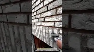 Brick wall cleaning Worktool method for restoring surface neatly