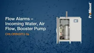 Flow Alarms &ndash; Incoming Water, Air Flow, Booster Pump | CHLORINSITU IIa