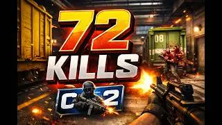72 Kills on Train | CS2 Deathmatch Gameplay (High Tempo Aim)