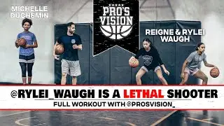 CSUN's Michelle Duchemin, Reigne & Rylei Waugh | MUST SEE!!! Full Workout with Pro's Vision