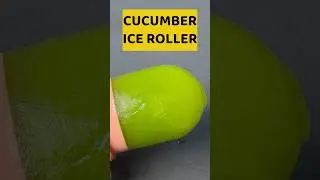 DIY Cucumber Ice Roller for Glowing, Hydrated Skin | Easy Soothing Remedy!