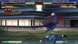 Lancer vs Saber Alter - Fate Unlimited Codes