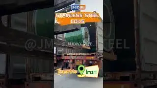 Efficient Shipping of Stainless Steel Coils  #steelsupplier #warehouse #shipping  #stainlesssteel