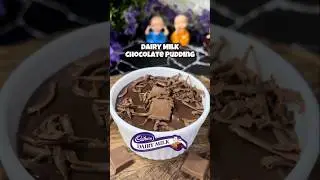 Dairy Milk Chocolate Pudding 🍫 #shorts #viral #trending #chocolate #youtubeshorts #dairymilk #yummy