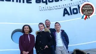 Visite du centre aquatique ALOHA