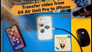 How to transfer video from 04 air unit pro to iphone - drone to phone transfer