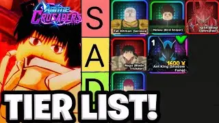 TIER LIST DA UPDATE 0.5 DO ANIME CRUSADERS! (ATUALIZADA)
