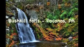 Hike to Bushkill Falls, Pocono Mountains