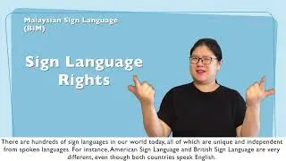 Information in BIM : Sign Language Rights
