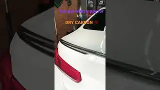 BMW F30 Dry Carbon Spoiler 💯   Line : @garagelifeauto