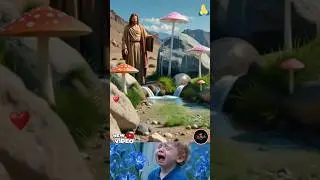 Jesus Christ 🙏✝️#shortsfeed #jesuschrist #ora&ccedil;&atilde;oforte #god #christ #garden #water #church