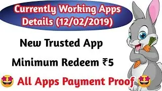 Currently Working Apps (12/02/2019) 🎁 New Trusted Earning App 💯 All Apps Payment Proof || Tamil