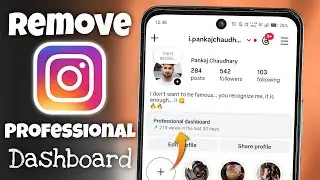 Instagram par professional dashboard kaise hataye 2026 | remove professional dashboard on instagram