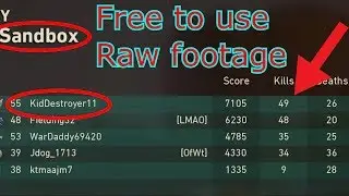 Sandbox map raw footage (free to use) | COD WW2