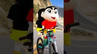 Shinchan Rides with Pinchan! 🚴 Funny Return to Franklin&rsquo;s Home &ndash; GTA 5 Malayalam