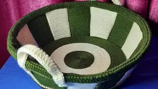 DIY Multipurpose Basket With Cardboard and Thread. #diybasket #diywithcardboard