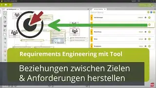 Requirements Engineering mit Tool &ndash; Beziehungen zwischen Zielen und Anforderungen herstellen