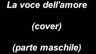 La voce dell'amore (l'incantesimo del lago  cover) ( parte maschile)