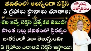 Career Success in Horoscope | Dhana Yoga in Horoscope | Name and Fame| Celebrity Status in Astrology