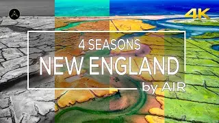 4 Seasons in NEW ENGLAND  (Drone Footage | 4K | 2020)
