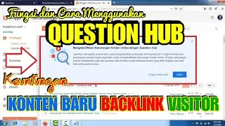 Fungsi Question Hub di Blogger - Fitur Google Baru