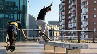UN D&Iacute;A PATINANDO EL NUEVO SPOT DE BARCELONA 🛹| Con RULO, Churrasco y m&aacute;s