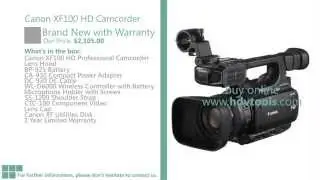 Canon XF100 HD Price $2105 Brand New with Warranty