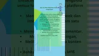 Apa itu Meta Business Suite & Fungsinya
